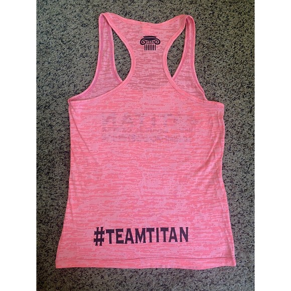 Over the Limit Apparel pink graphic tank size S - Picture 2 of 6